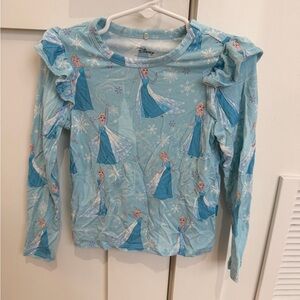 Posh Peanut Frozen Elsa Light Blue Long-Sleeve Top